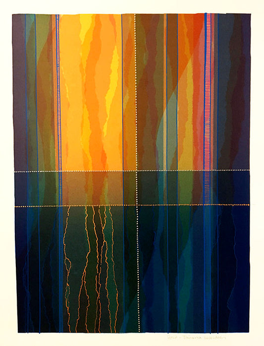 Anita Ford - Doñana XVII Silkscreen Monoprint