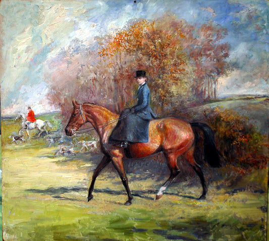 At the Covert Side - Original painting by Jane Dunn