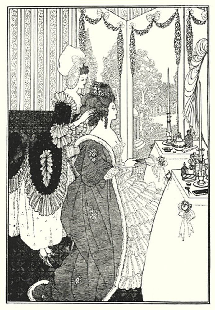 Aubrey Beardsley - The Toilet