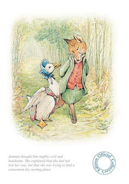 Beatrix Potter - Jemima with Mr. Fox