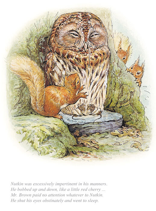 Beatrix Potter - Mr. Brown paid no attention to Squirrel Nutkin