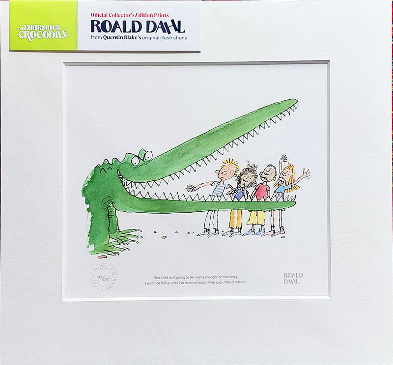 Quentin Blake / Roald Dahl - I won't be full up until...