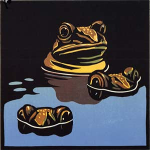 Chris Wormell - 6 Frog's eyes