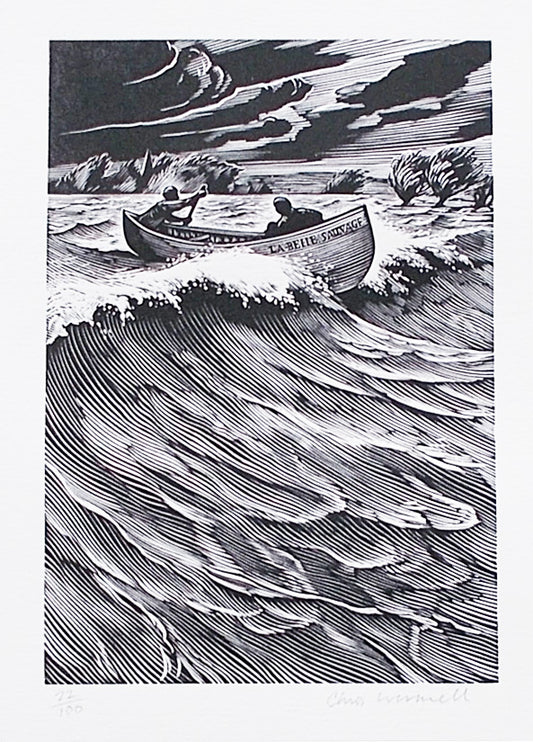 Chris Wormell - La Belle Sauvage (Wood Engraving)