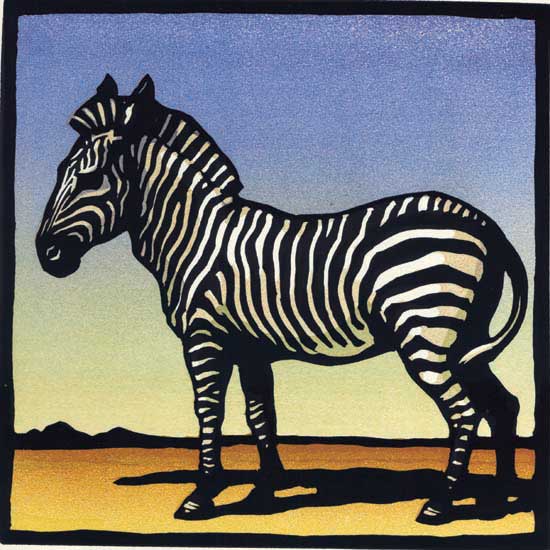 Chris Wormell - Z is for Zebra