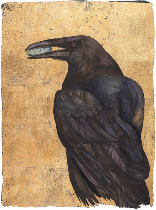 Jackie Morris and Robert MacFarlane - The Lost Words - Raven