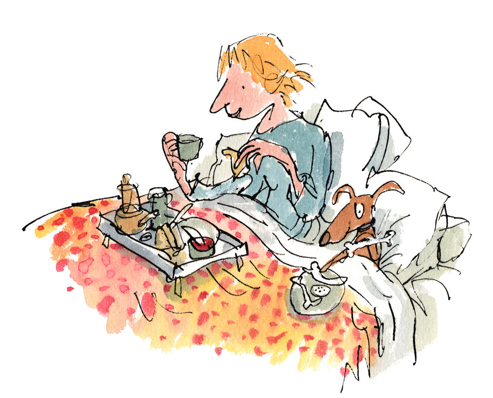 Sir Quentin Blake CBE - Breakfast in Bed