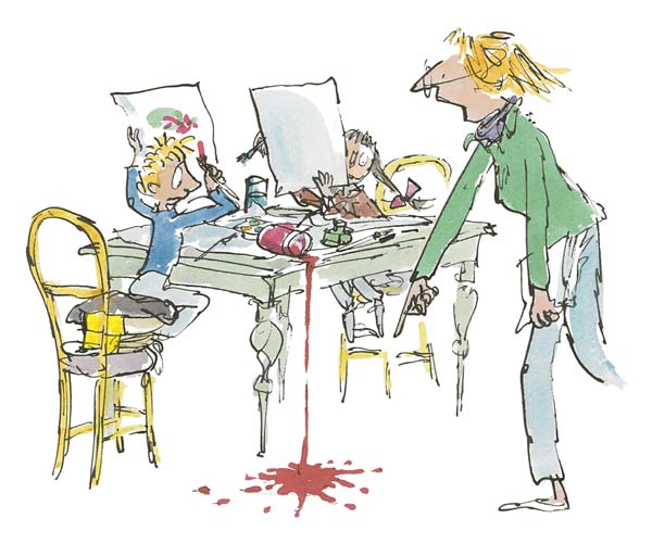 Sir Quentin Blake signed print - Simpkin That