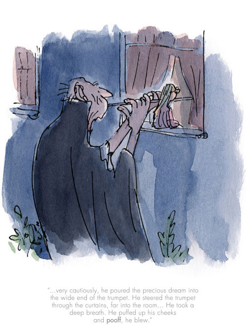 Quentin Blake / Roald Dahl - He poured the precious dream