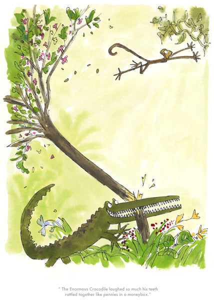 Quentin Blake / Roald Dahl - His teeth rattled together