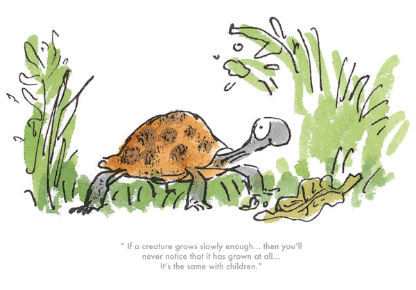 Quentin Blake / Roald Dahl - If a creature grows slowly...