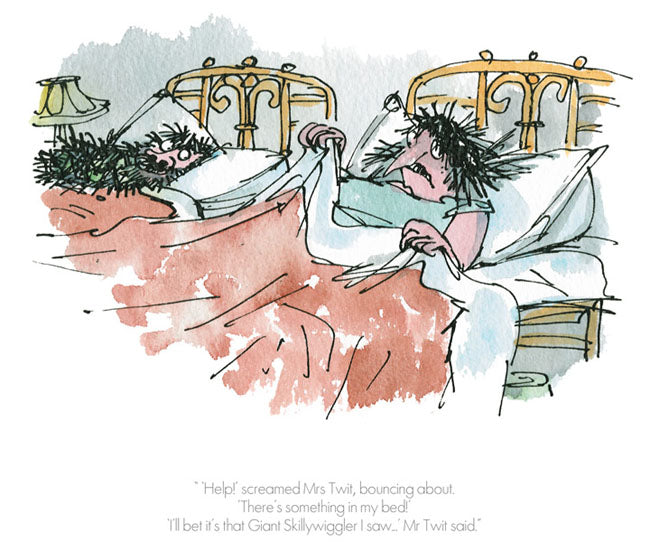 Quentin Blake / Roald Dahl - Help! Screamed Mrs. Twit
