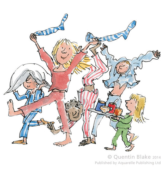 Quentin Blake CBE - Signed in pencil - Bedtime