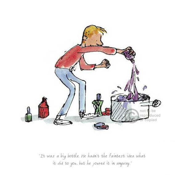 Quentin Blake / Roald Dahl - George's Medicine - It was a Big Bottle