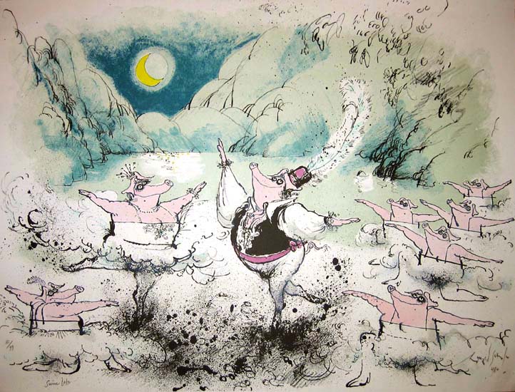 Ronald Searle - Swine Lake