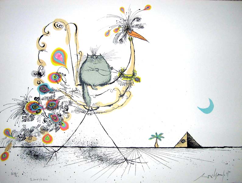 Ronald Searle - The Arrival of the Oracle