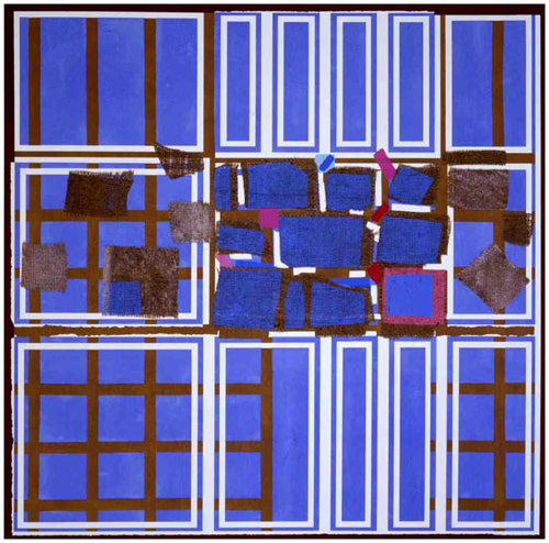 Sandra Blow - Blue Brown Interweave