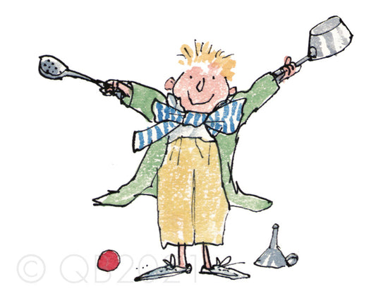 Sir Quentin Blake CBE - All Join In! - Sorting out the Kitchen Pans
