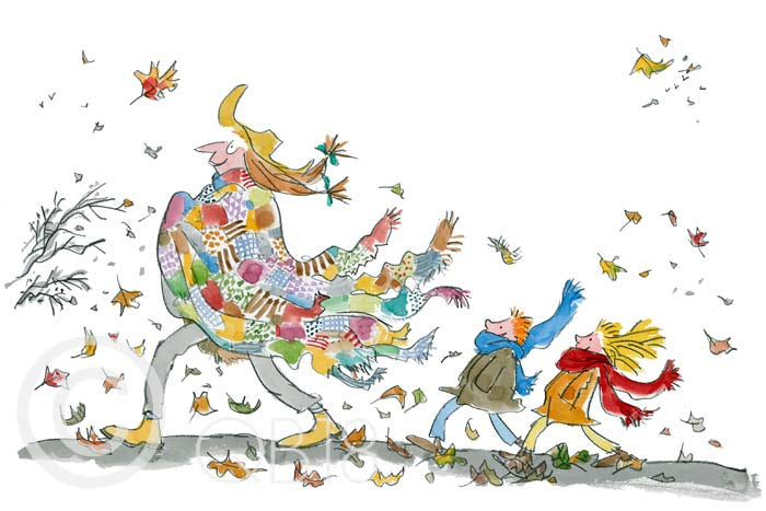 Sir Quentin Blake CBE - Her Lovely Ragged Patchwork Cloak