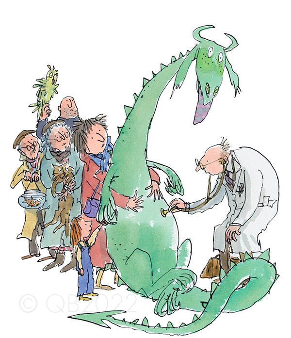 Sir Quentin Blake CBE - V is for Vet