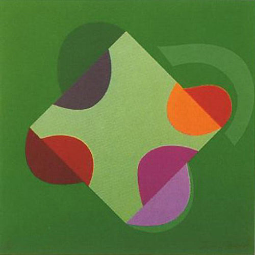 Sir Terry Frost - Development of a square within a square (green)