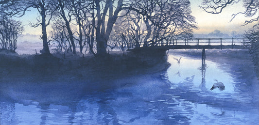 Tudor Humphries - Herons Surprised at Dusk