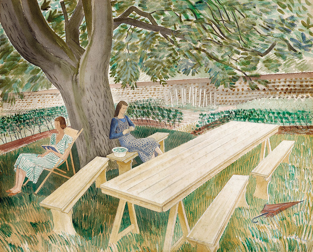 Eric Ravilious - Two Women in a Garden