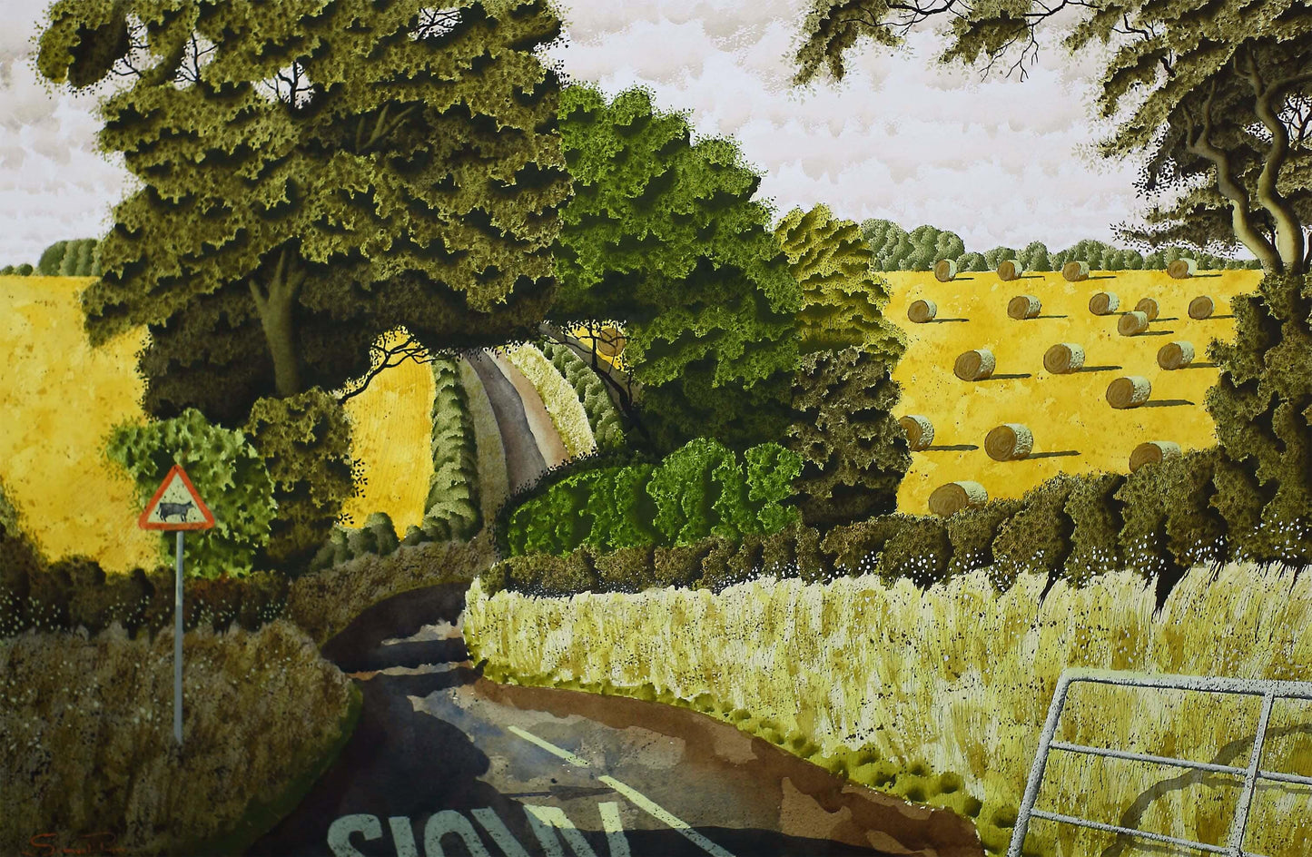 Simon Palmer - Back Lane to Bedale - Slow Heatwave Summer