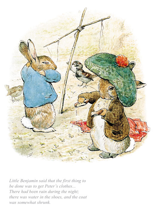 Beatrix Potter - The first thing was to get Peter's Clothes