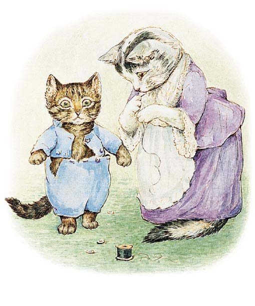 Beatrix Potter - Tom Kitten was very fat, and had grown