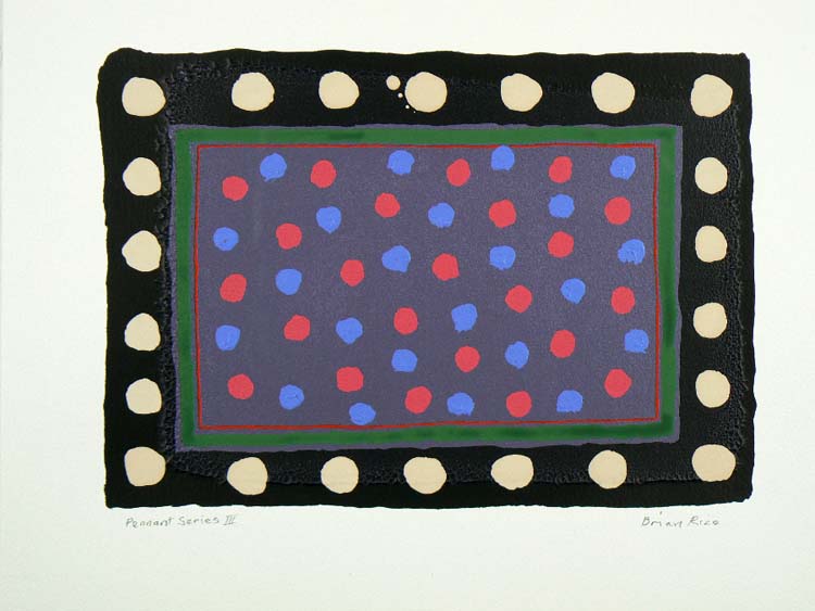 Brian Rice Design Pennant III Print by Brian Rice – Art Reserve