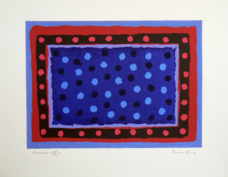 Brian Rice Design Brian Rice – Pennant XXIII | Hand-Finished Print – Art Reserve