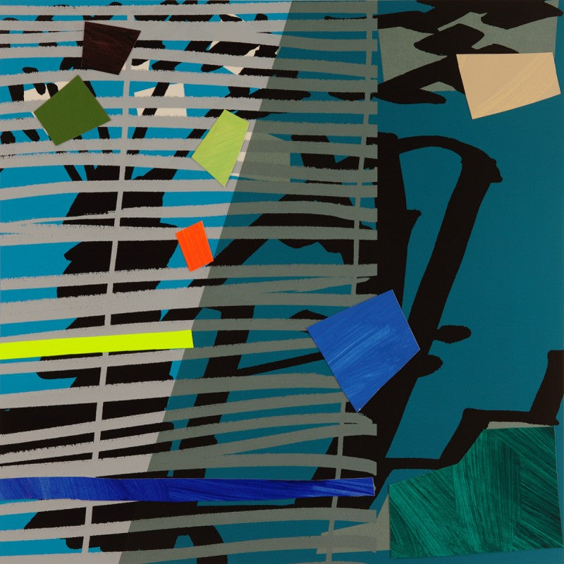 Bruce McLean - Blue Grey Blind