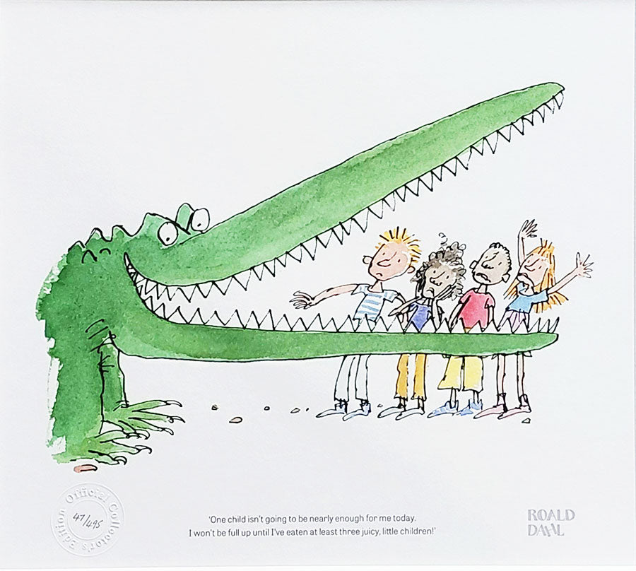Quentin Blake / Roald Dahl - I won't be full up until...