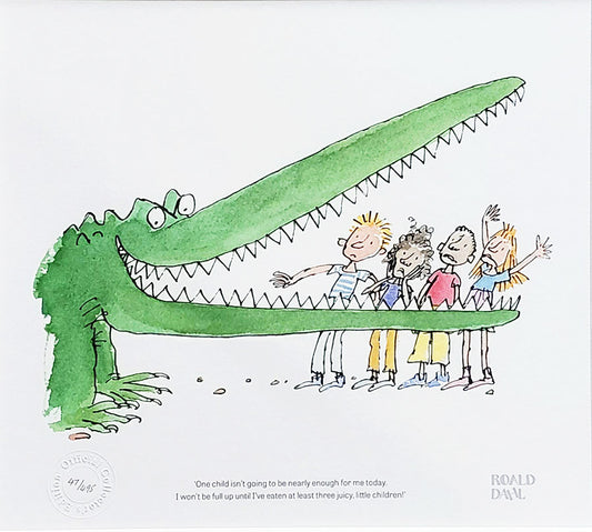 Quentin Blake / Roald Dahl - I won't be full up until...