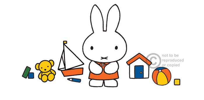 Dick Bruna - Miffy with Her Toys