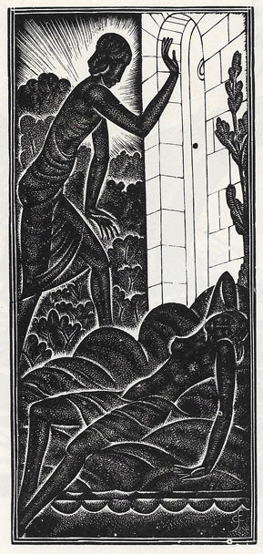 Eric Gill - Quod est Salomonis - from Canticum Canticorum