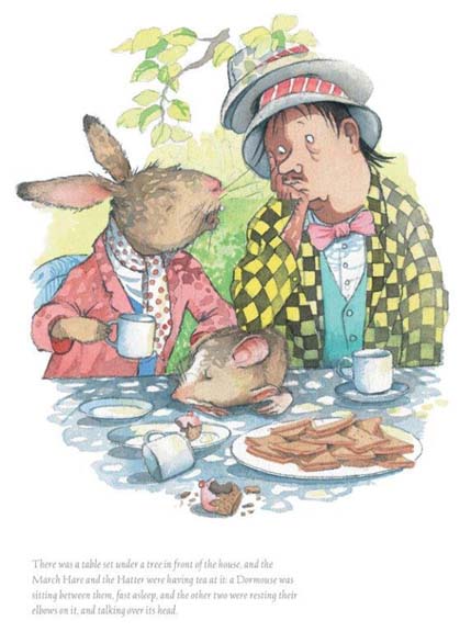 Helen Oxenbury - The March Hare and the Hatter were having tea...