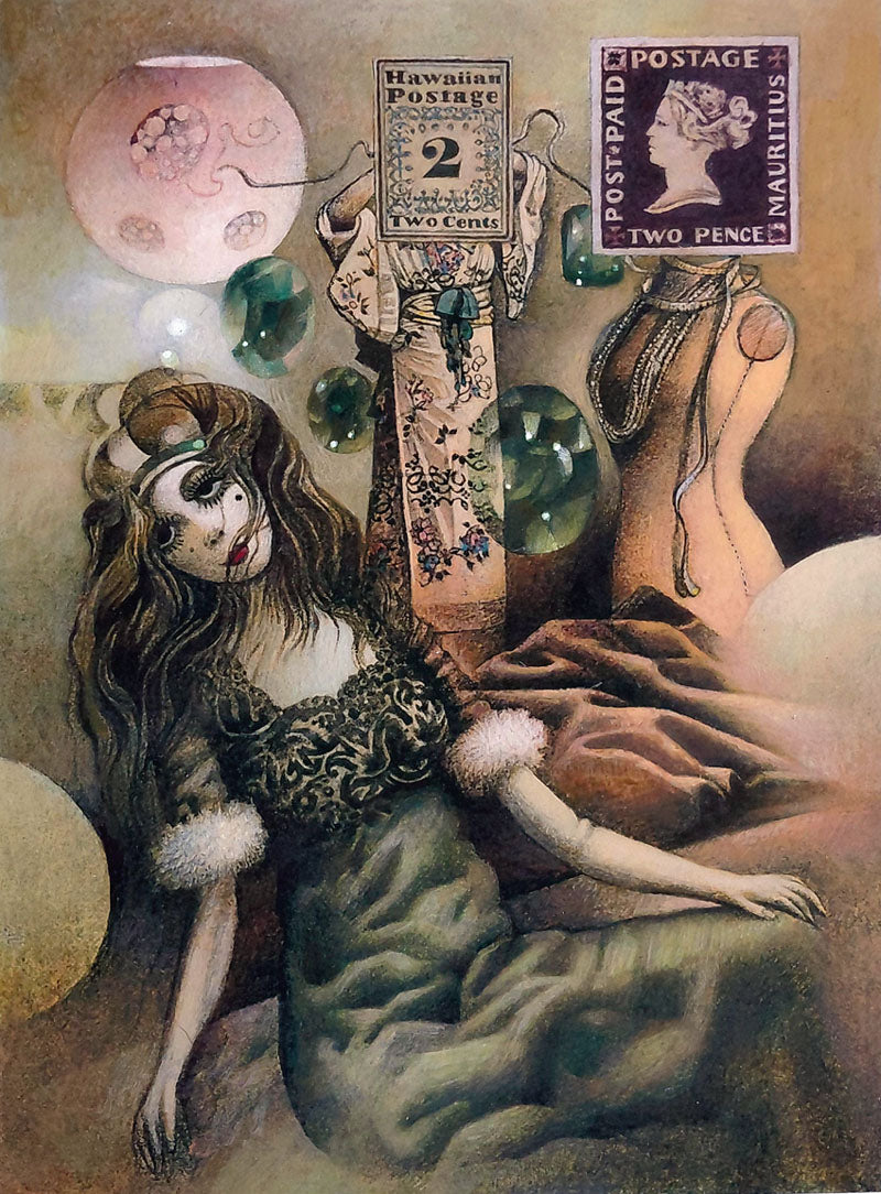 Tom Adams print - Miss Marple's Final Cases by Agatha Christie