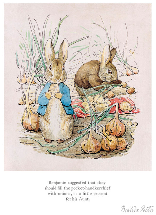 Beatrix Potter - Benjamin suggested that they fill the pocket-handkerchief