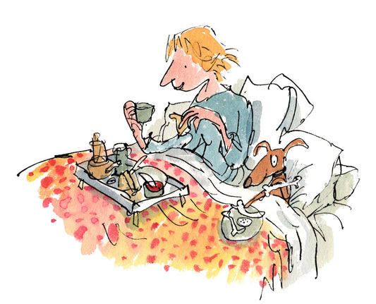 Sir Quentin Blake CBE - Breakfast in Bed