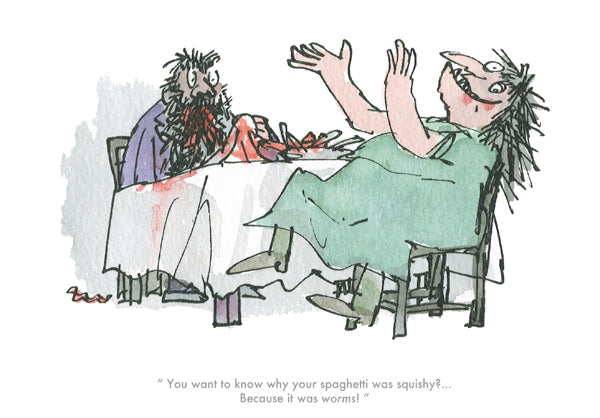 Quentin Blake / Roald Dahl - It was worms!