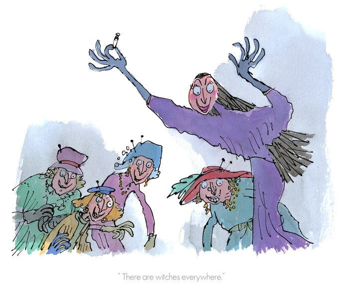 Quentin Blake / Roald Dahl - There are Witches Everywhere
