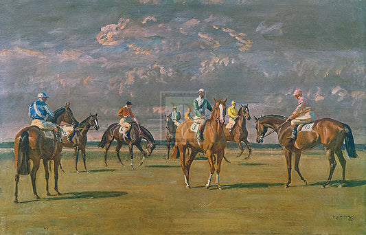 Sir Alfred Munnings - Before the Start