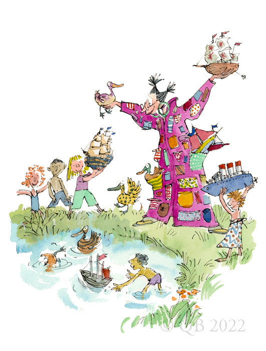 Sir Quentin Blake CBE - Angelica Sprocket's Pockets