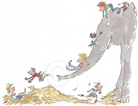 Sir Quentin Blake CBE - Its Large and Grey and lots of Fun