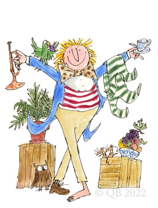 Quentin Blake Print Mister Magnolia Art Reserve quentin-blake-print-mister-magnolia-art-reserve