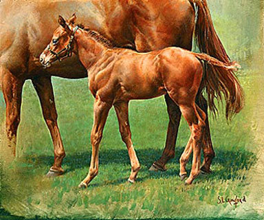 Susan Crawford - Foal and Mother