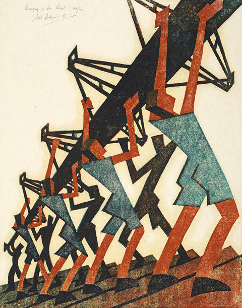 Sybil Andrews - Bringing in the Boat