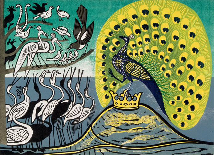 Edward Bawden - Peacock and Magpie